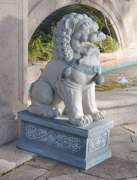 Giant Foo Dog Of The Forbidden City Statue Outdoor Asian Religious